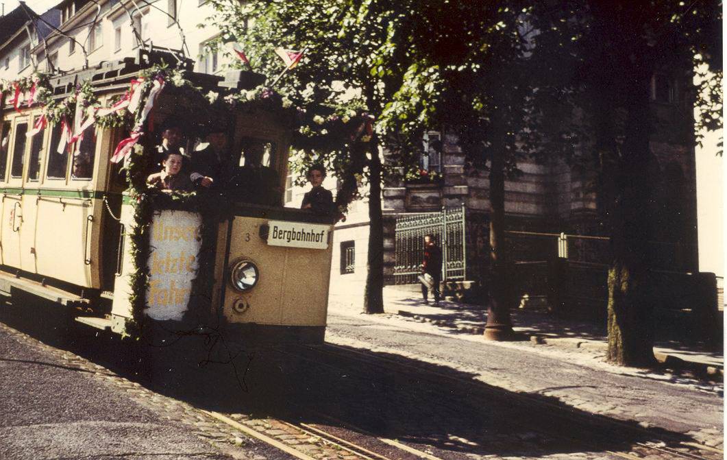 Vor 66 Jahren fuhr die letzte Barmer Bergbahn