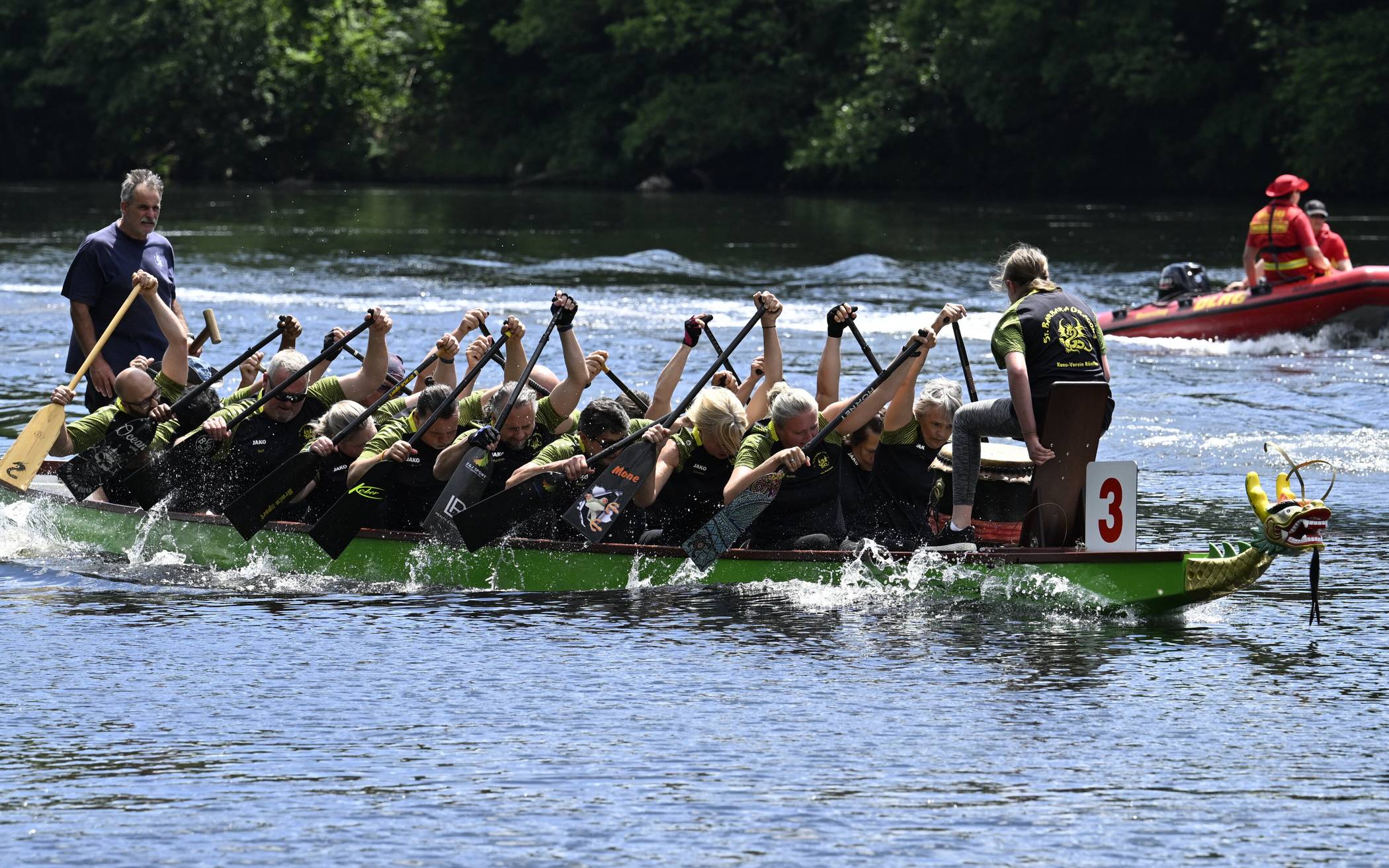 Impressionen vom 30. Bergischen Drachenbootfest
